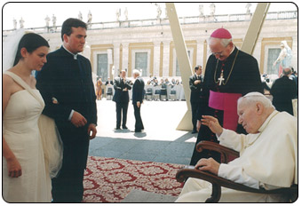 Roy Mccalluagh Up Close With Pope Johnpaul II